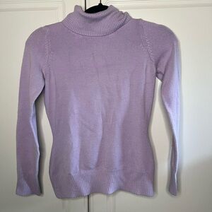 French Connection Lavender Turtleneck Sweater